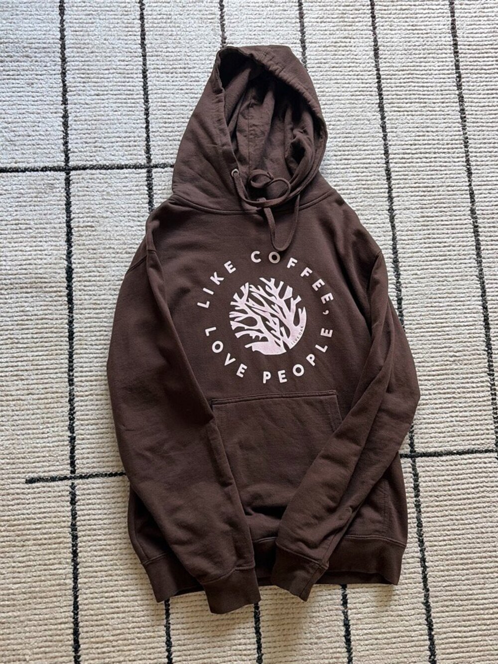 Coffee Shop Women's Brown Hoodie